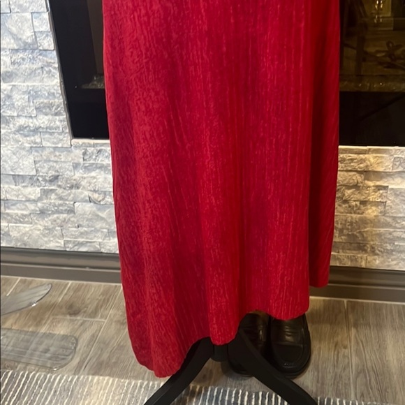 Zara Red Midi asymmetrical Dress size S - Picture 10 of 13